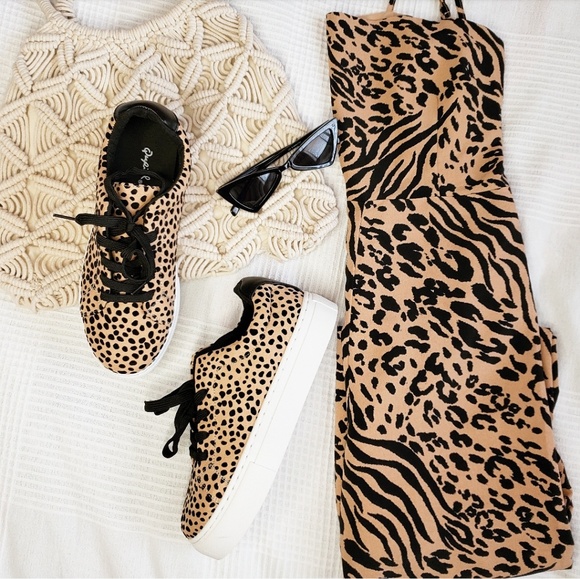 🆕️//The Brandy//leopard lace up sneaker - Picture 7 of 7